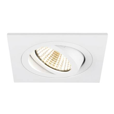 BIG WHITE (SLV) NEW TRIA 75 kroužek pro vestavbu do stropu, D: 9 Š: 9 H: 2,6 cm, IP 20, bílá 1007349