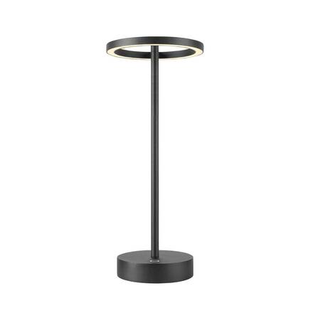BIG WHITE (SLV) VINOLINA ONE stolní lampa, aku, IP54, 2700 K, TOUCH, černá 1007359