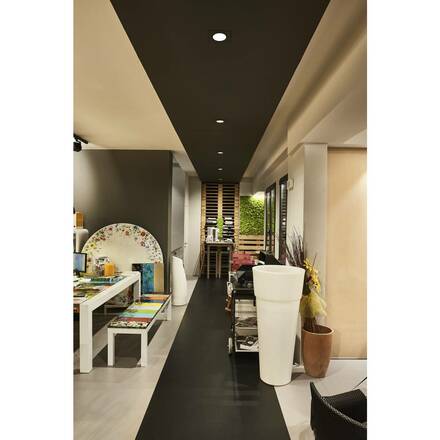 BIG WHITE (SLV) NEW TRIA LED modul, kulatá, 3000K, 60°, fáze, černá 1007412