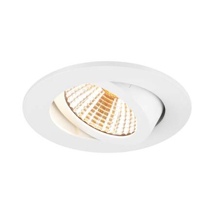 BIG WHITE (SLV) NEW TRIA 68 stropní vestavné svítidlo, 1800-3000K, 38°, IP 20, kulaté, bílá 1007423