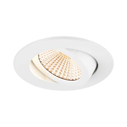 BIG WHITE (SLV) NEW TRIA 68 stropní vestavné svítidlo, 1800-3000K, 60°, IP 20, kulaté, bílá 1007425