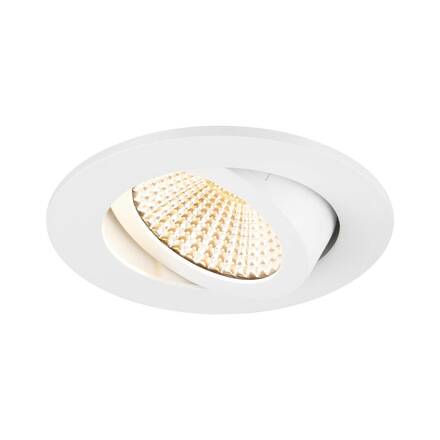 BIG WHITE (SLV) NEW TRIA 68 stropní vestavné svítidlo, 1800-3000K, 60°, IP 20, kulaté, bílá 1007425
