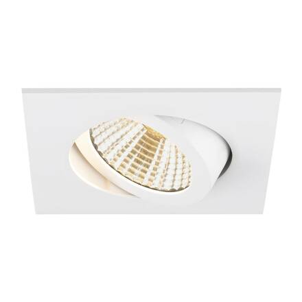 BIG WHITE (SLV) NEW TRIA UNIVERSAL 68 stropní vestavné svítidlo, 2500/3000/4000K, 38°, IP 20, čtvercové, bílá 1007437