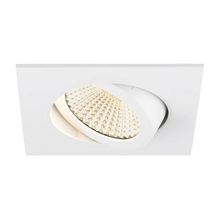 BIG WHITE (SLV) NEW TRIA UNIVERSAL 68 stropní vestavné svítidlo, 2500/3000/4000K, 60°, IP 20, čtvercové, bílá 1007439