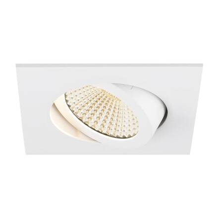 BIG WHITE (SLV) NEW TRIA UNIVERSAL 68 stropní vestavné svítidlo, 2500/3000/4000K, 60°, IP 20, čtvercové, bílá 1007439