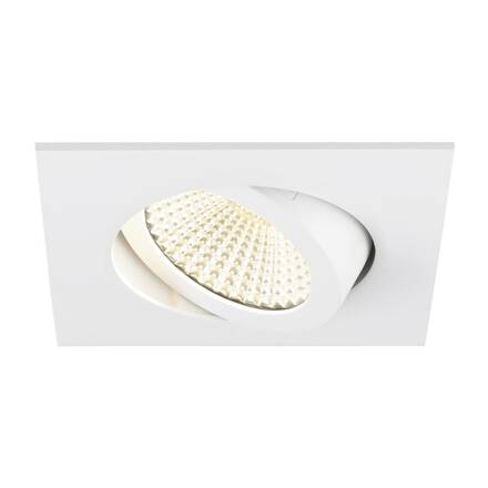 BIG WHITE (SLV) NEW TRIA UNIVERSAL 68 stropní vestavné svítidlo, 2500/3000/4000K, 60°, IP 20, čtvercové, bílá 1007439