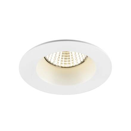 BIG WHITE (SLV) NEW TRIA UNIVERSAL 68 stropní vestavné svítidlo, 2500/3000/4000K, 38°, IP 20 / IP 65, kulaté, bílá 1007441