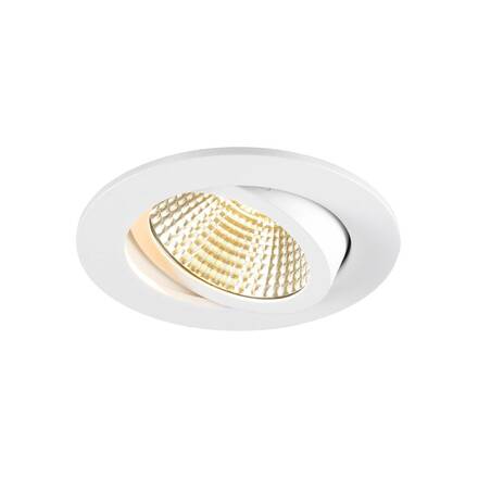 BIG WHITE (SLV) NEW TRIA 95 kroužek pro vestavbu do stropu, D: 11 H: 2,6 cm, IP 20, bílá 1007443