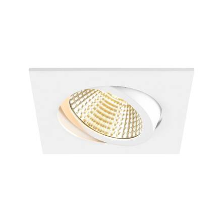 BIG WHITE (SLV) NEW TRIA 95 kroužek pro vestavbu do stropu, D: 11 Š: 11 H: 2,6 cm, IP 20, bílá 1007448