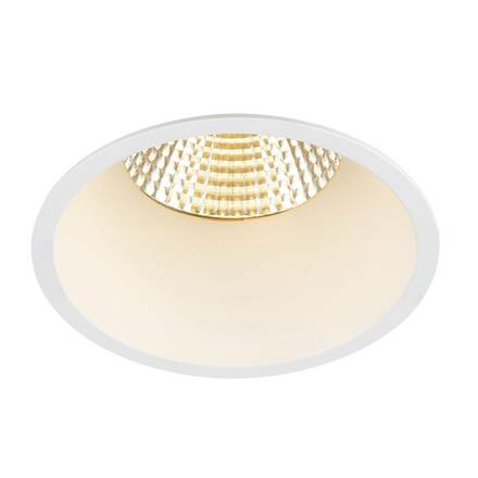 BIG WHITE (SLV) NEW TRIA 95 kroužek pro vestavbu do stropu, prohloubený, D: 10,3 H: 5,5 cm, IP 20, bílá 1007454