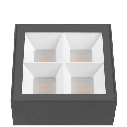 BIG WHITE (SLV) S-CUBE 75 stojací lampa, 15 W, 2700/3000 K, PHASE, antracit 1007459