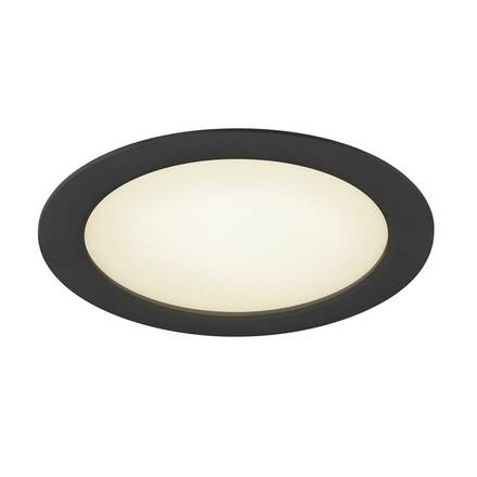 BIG WHITE (SLV) DOWNLIGHT V 200 plochý kryt černá 1007485