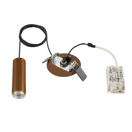 BIG WHITE (SLV) LALU závěsné svítidlo, Led Base, zápustné, mix & match, 150 cm, 9,5 W, 3000 K, PHASE, bronzová 1007550