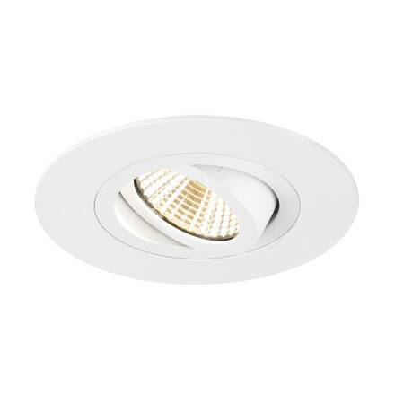 BIG WHITE (SLV) NEW TRIA 75 XL kroužek pro vestavbu do stropu, D: 11 H: 2,6 cm, IP 20, bílá 1007630
