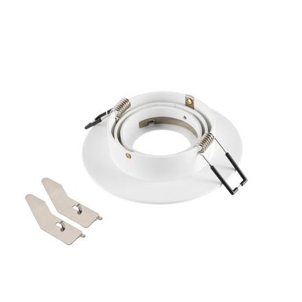 BIG WHITE (SLV) NEW TRIA 75 XL kroužek pro vestavbu do stropu, D: 11 H: 2,6 cm, IP 20, bílá 1007630