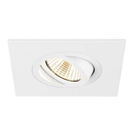 BIG WHITE (SLV) NEW TRIA 75 XL kroužek pro vestavbu do stropu, D: 11 Š: 11 H: 2,6 cm, bílá 1007634