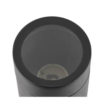 BIG WHITE (SLV) S-TUBE nástěnné přisazené svítidlo, kulaté, GU10, 1x max. 10 W, černá 1007653