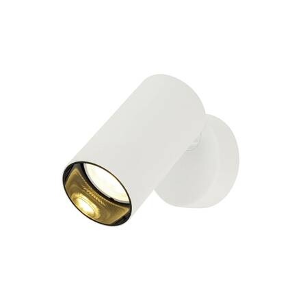 BIG WHITE (SLV) KAMI nástěnné a stropní přisazené svítidlo, 1x max. 10 W, GU10, bílá/černá 1007718
