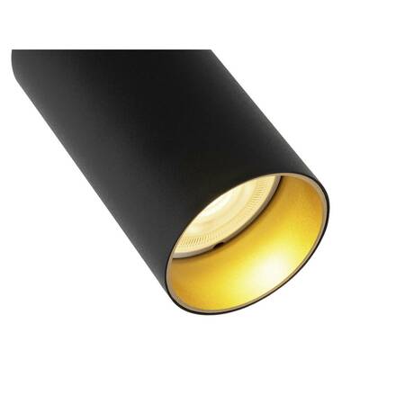 BIG WHITE (SLV) KAMI stropní přisazené svítidlo, 3x max. 10 W, GU10, černá/zlatá 1007735