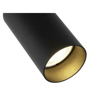 BIG WHITE (SLV) KAMI stropní přisazené svítidlo, 3x max. 10 W, GU10, černá 1007739