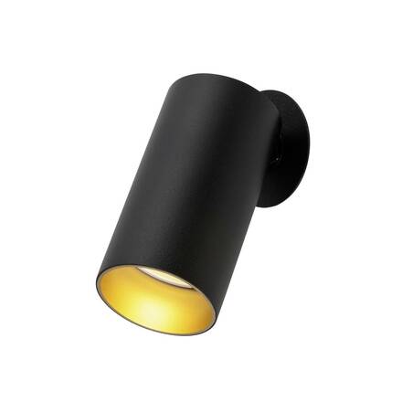 BIG WHITE (SLV) KAMI stropní zápustné svítidlo, 1x max. 10 W, GU10, černá/zlatá 1007741