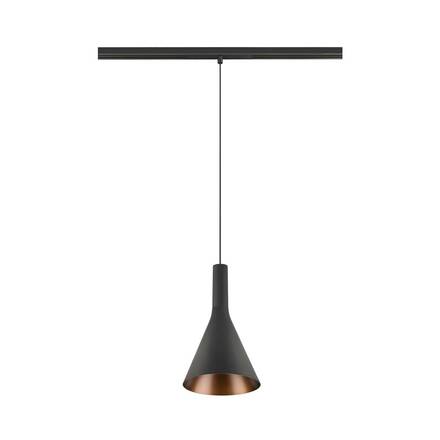 BIG WHITE (SLV) LALU závěsné svítidlo, 48 V, Led Base, mix & match, 150 cm, 8 W, 3000 K, DALI, černá 1007749
