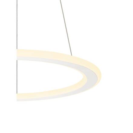 BIG WHITE (SLV) ONE FLAT PD single, závěsná lampa, 180cm, 2700/3000K, PHASE, bílá 1007856