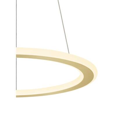 BIG WHITE (SLV) ONE FLAT PD single, závěsná lampa, 180cm, 2700/3000K, PHASE, mosaz 1007857