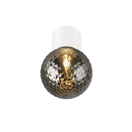 BIG WHITE (SLV) Skleněné stínidlo VARYT Diamant smoke 1007858