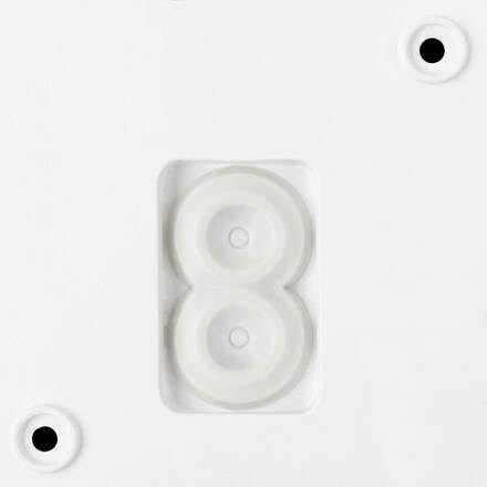 BIG WHITE (SLV) Q-RING nástěnné svítidlo, senzor, 3000 K, IP54, bílá 1007917