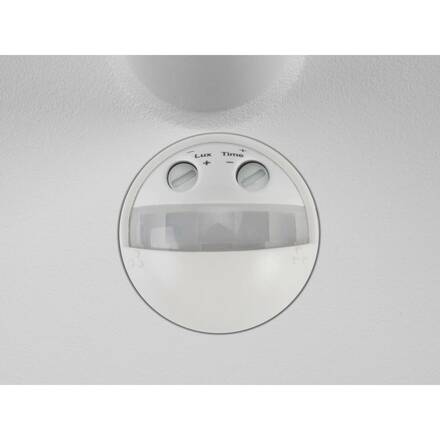 BIG WHITE (SLV) Q-RING nástěnné svítidlo, senzor, 3000 K, IP54, bílá 1007917