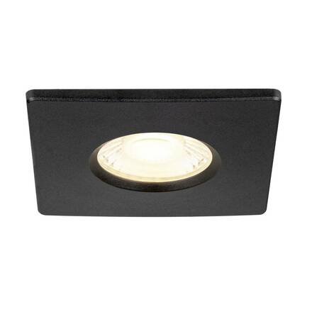 BIG WHITE (SLV) UNIVERSAL DOWNLIGHT kryt pro stropní svítidlo, IP65, čtvercový, černý 1008096