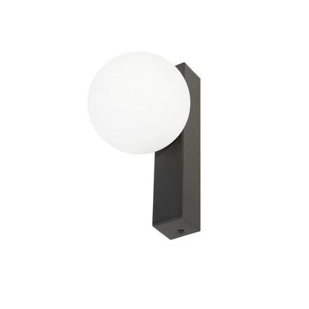BIG WHITE (SLV) SUN nástěnné svítidlo, čtvercové, 1x max. 40W, LED žárovka, G9, PHASE, černé 1008123