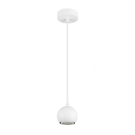 BIG WHITE (SLV) LIGHT EYE 90 závěsné svítidlo, GU10, délka závěsu 150cm, 1x max. 6W, matně bílá 1008173