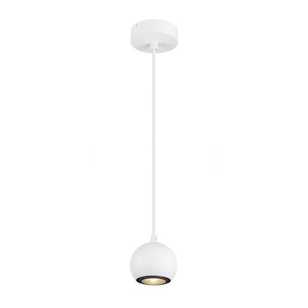 BIG WHITE (SLV) LIGHT EYE 90 závěsné svítidlo, GU10, délka závěsu 150cm, 1x max. 6W, matně bílá 1008173