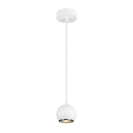BIG WHITE (SLV) LIGHT EYE 90 závěsné svítidlo, GU10, délka závěsu 150cm, 1x max. 6W, matně bílá 1008173