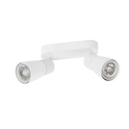 BIG WHITE (SLV) PURI 2.0 Dome nástěnné a stropní svítidlo pro povrchovou montáž, dlouhé, 2 x max. 6W GU10, bílé 1008371
