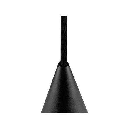 BIG WHITE (SLV) MAGICO 20 závěsné svítidlo, E27, délka závěsu 180 cm, 1x max. 10 W, matná černá barva 1008500