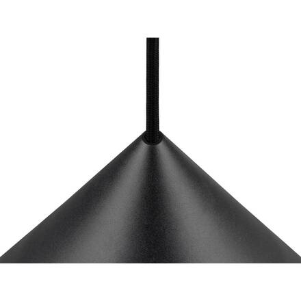 BIG WHITE (SLV) MAGICO 38 závěsné svítidlo, E27, délka závěsu 180 cm, 1x max. 10 W, matná černá barva 1008503
