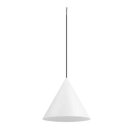 BIG WHITE (SLV) MAGICO 38 závěsné svítidlo, E27, délka závěsu 180cm, 1x max. 10W, matná bílá barva 1008504
