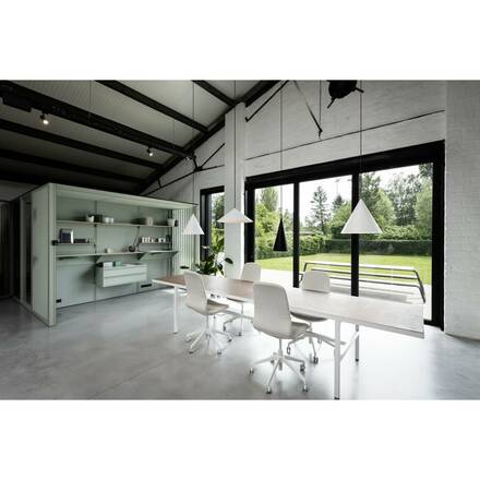 BIG WHITE (SLV) MAGICO 38 závěsné svítidlo, E27, délka závěsu 180cm, 1x max. 10W, matná bílá barva 1008504