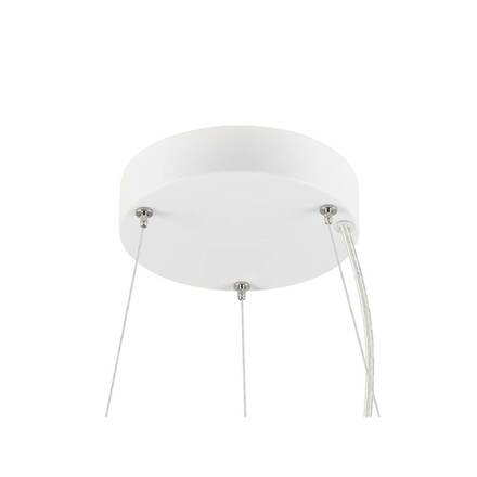 BIG WHITE (SLV) MEDO RING 60 závěsné svítidlo, délka závěsu 300 cm, 3000/4000K, 110°, DALI, dotykové, bílé 1008590