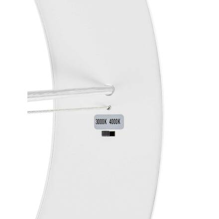 BIG WHITE (SLV) MEDO RING 60 závěsné svítidlo, délka závěsu 300 cm, 3000/4000K, 110°, PHASE, bílé. 1008592