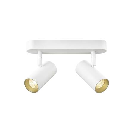 BIG WHITE (SLV) NOBLO nástěnné a stropní svítidlo, double, kulaté, 2700K, 12W, PHASE, 32°, bílé 1008716