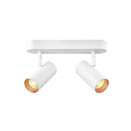 BIG WHITE (SLV) NOBLO nástěnné a stropní svítidlo, double, kulaté, 2700K, 12W, PHASE, 32°, bílé 1008716