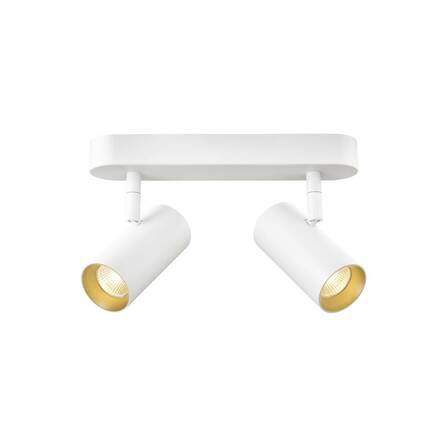 BIG WHITE (SLV) NOBLO nástěnné a stropní svítidlo, double, kulaté, 2700K, 12W, PHASE, 32°, bílé 1008716