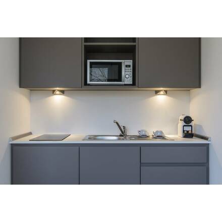 BIG WHITE DL 126, vestavné svítidlo, LED SMD, 3000K, kulaté, chrom, max. 3 W, vč. listových pružin 112222