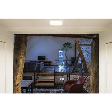 BIG WHITE VERLUX, vestavné svítidlo, LED, 3000K, bílé matné, D/Š/H 13,5/13,5/7,5 cm, 20W 112692