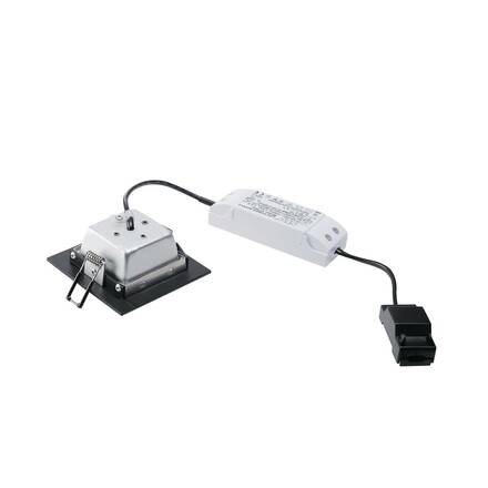 BIG WHITE FRAME BASIC, vestavné svítidlo, LED, 3000K, černé matné, sada, 9,4 W, vč. ovladače 112720