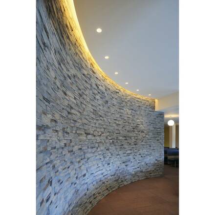 BIG WHITE HORN 1, vestavné svítidlo, QPAR51, jedna žárovka, kulaté, bílé matné, max. 50 W, vč. upínacích pružin 112911